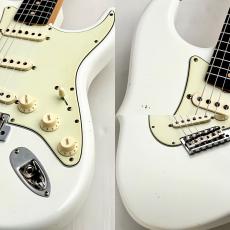 Fender Custom Shop 【漆黒指板】Limited Edition 1964 L-Series Stratocaster Journeyman Relic Aged Olympic White ≒3.57kg_3