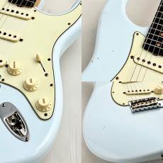 Fender Custom Shop 【漆黒指板】Limited Edition 1964 L-Series Stratocaster Journeyman Relic Sonic Blue ≒3.55kg_3