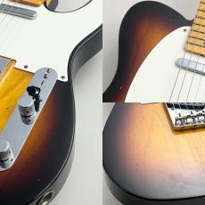 Fender Custom Shop 2023 Time Machihne 1957 Telecaster Journeyman Relic Wide-Fade 2-Color Sunburst_3