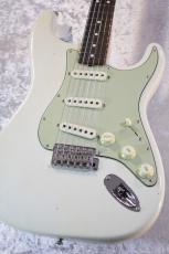 Fender Custom Shop 1963 Stratocaster Journeyman Relic CC Hardware Aged Olympic White #CZ577979 [3.57kg]_6