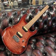Suhr JE-Line Modern Plus Ash -Faded Trans Wine Red Burst-_2
