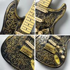 Martper Guitars Custom Shop ST Gold Glam 【スチームパンク】【3.36kg】_4