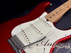 D'Pergo Custom Guitars Aged Vintage Classic 2009 Electric Candy Apple Red /Signature Neck w/Handwound-PU "Recovered Vintage Wood"_7