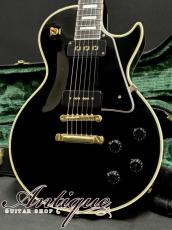 ESP One-Off Custom Order 1954 LP-700CTM 2012 Ebony Black /Honduras-Mahogany w/Seymour Duncan Custom Shop Staple PU EX+++ 3.92kg "Black Beauty"_2