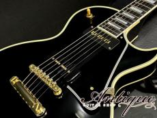 ESP One-Off Custom Order 1954 LP-700CTM 2012 Ebony Black /Honduras-Mahogany w/Seymour Duncan Custom Shop Staple PU EX+++ 3.92kg "Black Beauty"_7
