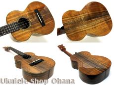 KIDA UkuleleWorks テナー4弦 AAAハワイアンカーリーコア サイドホール仕様 #178_3