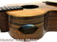 KIDA UkuleleWorks テナー4弦 AAAハワイアンカーリーコア サイドホール仕様 #178_5