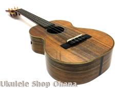 KIDA UkuleleWorks テナー4弦 AAAハワイアンカーリーコア サイドホール仕様 #178_8