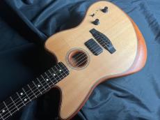 Fender American Acoustasonic Jazzmaster Natural Ebony Fingerboard_5