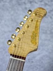 XOTiC XSC-2 Master Grade Flame Maple Neck Heavy Aged Gold Parts~ Sherwood Green~ #4103_5
