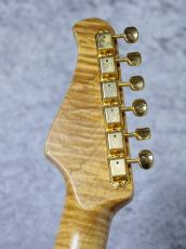 XOTiC XSC-2 Master Grade Flame Maple Neck Heavy Aged Gold Parts~ Sherwood Green~ #4103_7