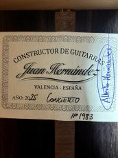 Juan Hernandez [ホアン・エルナンデス] 【お得な特典付き】Concierto S スプルース&ローズウッド【送料当社負担・最大48回無金利】_4