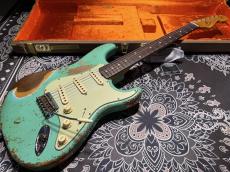 Fender Custom Shop Fender Custom Shop Stratocaster '60 LTD Dual Mag II / Sea Foam Green /Super Heavy Relic_2