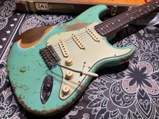 Fender Custom Shop Fender Custom Shop Stratocaster '60 LTD Dual Mag II / Sea Foam Green /Super Heavy Relic_3