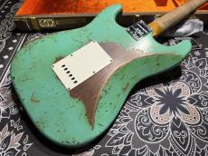 Fender Custom Shop Fender Custom Shop Stratocaster '60 LTD Dual Mag II / Sea Foam Green /Super Heavy Relic_7