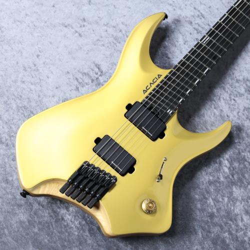 Acacia Guitars Medusa6 Multiscale「Gold」「S/N:J2236」 現物画像