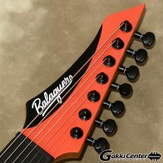 Balaguer Guitars Diablo Baritone7, Metallic Turbo Orange_4