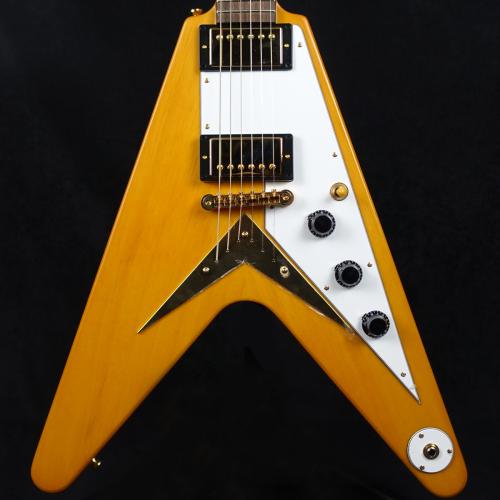 Epiphone Inspired by Gibson Custom 1958 Korina Flying V Aged Natural ★盛夏SALE☆