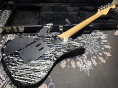 Washburn Washburn N4 Nuno Bettencourt Black/ White Splatter_6