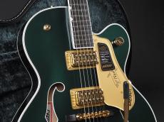 Gretsch Nashville Hollow Body with String Thru Bigsby and Gold Hardware Ebony Fingerboard ~Cadillac Green~_4