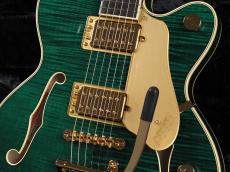 Gretsch Broadkaster Jr. LX Figured Center Block with String-Thru Bigsby and Gold Hardware Ebony Fingerboard ~Tropic Aura~_5