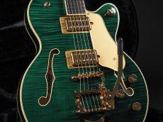 Gretsch Broadkaster Jr. LX Figured Center Block with String-Thru Bigsby and Gold Hardware Ebony Fingerboard ~Tropic Aura~_6