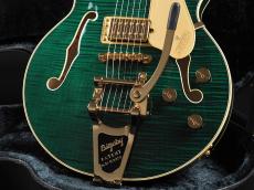 Gretsch Broadkaster Jr. LX Figured Center Block with String-Thru Bigsby and Gold Hardware Ebony Fingerboard ~Tropic Aura~_7