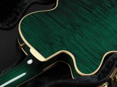 Gretsch Broadkaster Jr. LX Figured Center Block with String-Thru Bigsby and Gold Hardware Ebony Fingerboard ~Tropic Aura~_12