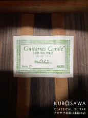 Conde Hermanos [コンデ・エルマノス] ギターラス・コンデ Guitarras Conde Model:No.8 Negra 松・ローズウッド【日本総本店2F 在庫品】_10
