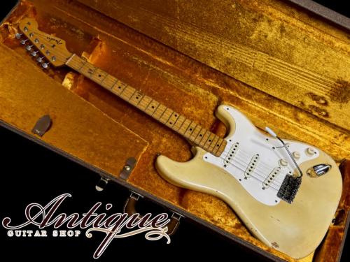 Fender Stratocaster 1956 "Original" White Blonde w/Ash Body /Virgin Solder & Original Black Bobbin PU 3.49kg "Ultra Rare 50's Custom Order Color"
