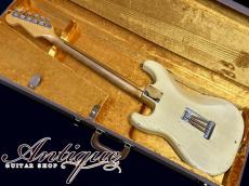 Fender Stratocaster 1956 "Original" White Blonde w/Ash Body /Virgin Solder & Original Black Bobbin PU 3.49kg "Ultra Rare 50's Custom Order Color"_3