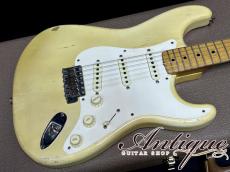 Fender Stratocaster 1956 "Original" White Blonde w/Ash Body /Virgin Solder & Original Black Bobbin PU 3.49kg "Ultra Rare 50's Custom Order Color"_4