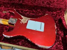 Fender Custom Shop '57 Stratocaster Heavy Relic - Handwound PU's / Candy Apple RED_4