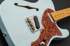 Fender FSR Limited American Professional II Telecaster Thinline -Transparent Daphne Blue-_6