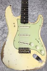 Fender Custom Shop MBS 1961 Stratocaster Heavy Relic by Dale Wilson / Super Faded Aged Olympic White [3.55kg]_2