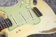 Fender Custom Shop MBS 1961 Stratocaster Heavy Relic by Dale Wilson / Super Faded Aged Olympic White [3.55kg]_10
