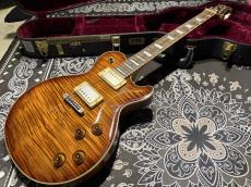 David Thomas McNaught David Thomas McNaught Vintage Single Cut Light Tigers Eye Burst (Premium Diamond Flame)_2