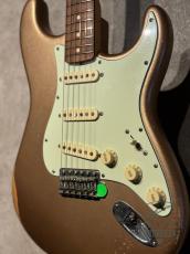 Fender Mexico 2021 Stratocaster 75th Road Worn Harvest Gold Relic_3