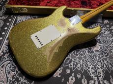 Fender Custom Shop Fender Custom Shop 1957 Stratocaster Relic / Gold Sparkle_7