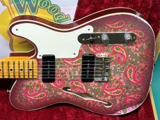 Fender Custom Shop 2022 Limited Edition Dual P90 Telecaster Relic Aged Pink Paisley_2
