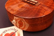 KIWAYA KPC-1K HG Solid High Grade Hawaiian Curly Koa Concert Ukulele #5671_3