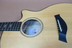 Taylor Builder’s Edition 614ce / Terrified Sitka Spruce Top・Solid Flamed Maple Side and Back・Beveled Cutaway・Scepter Inlay・Ebony Fingerboard and Bridge・V-Class Bracing・With Pickup System ES-2・Silent Satin Fi_11
