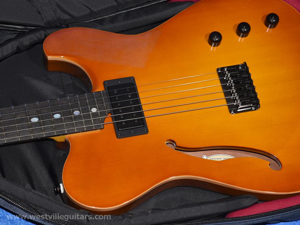 Westville Westville Westel Semi-Hollow (Spruce top, Mahogany back