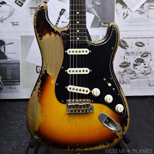 Fender Custom Shop MBS 1963 Stratocaster Heavy Relic -Faded 3 Color Sunburst- by Dale Wilson
