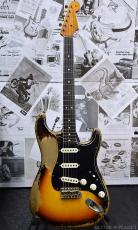 Fender Custom Shop MBS 1963 Stratocaster Heavy Relic -Faded 3 Color Sunburst- by Dale Wilson_2