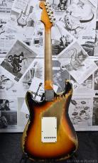 Fender Custom Shop MBS 1963 Stratocaster Heavy Relic -Faded 3 Color Sunburst- by Dale Wilson_4