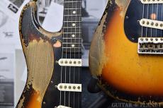 Fender Custom Shop MBS 1963 Stratocaster Heavy Relic -Faded 3 Color Sunburst- by Dale Wilson_8