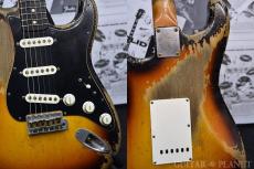 Fender Custom Shop MBS 1963 Stratocaster Heavy Relic -Faded 3 Color Sunburst- by Dale Wilson_9