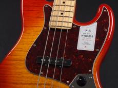 Fender 2024 Collection Made in Japan Hybrid II Jazz Bass Maple Fingerboard ~Flame Sunset Orange Transparent~_5