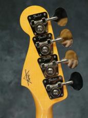 Fender Custom Shop 1966 Jazz Bass NOS Black Matching Head_12